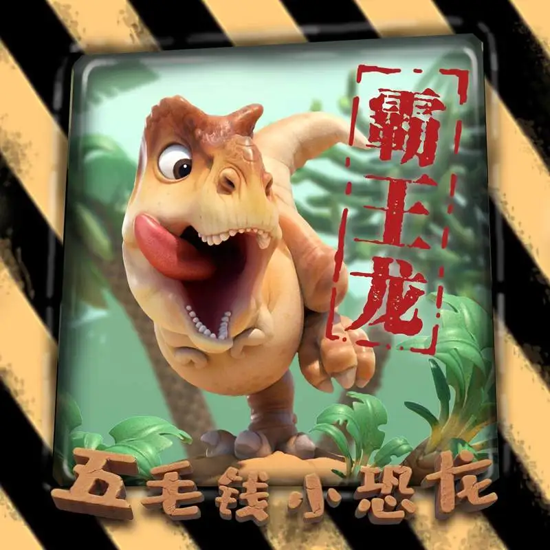 ShouLin Animation Chibi T-Rex Figure Tongue Out Dinosaur Model Collectible Toy 8.5cm Height 11.5cm Length For Kids Adults