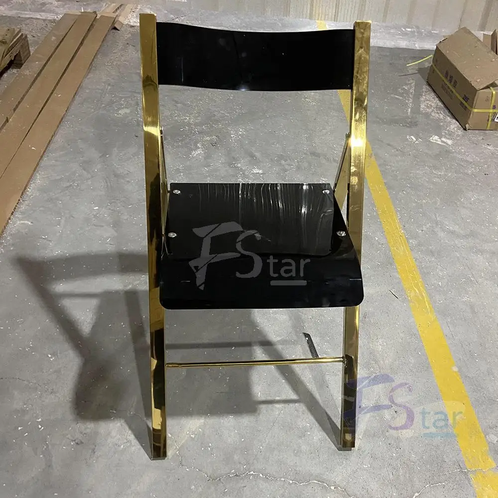 

Heavy Duty Capacity Stackable Foldable Portable Meeting Party Rental Black Plastic Folding Chairs For Events