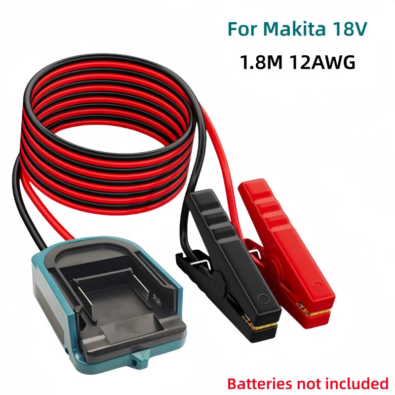 

Автомобильный аккумулятор, воспламенитель, автомобильный аварийный источник питания для Makita18V, комплект перемычек для аккумулятора, инструмент для BL1430 BL1450