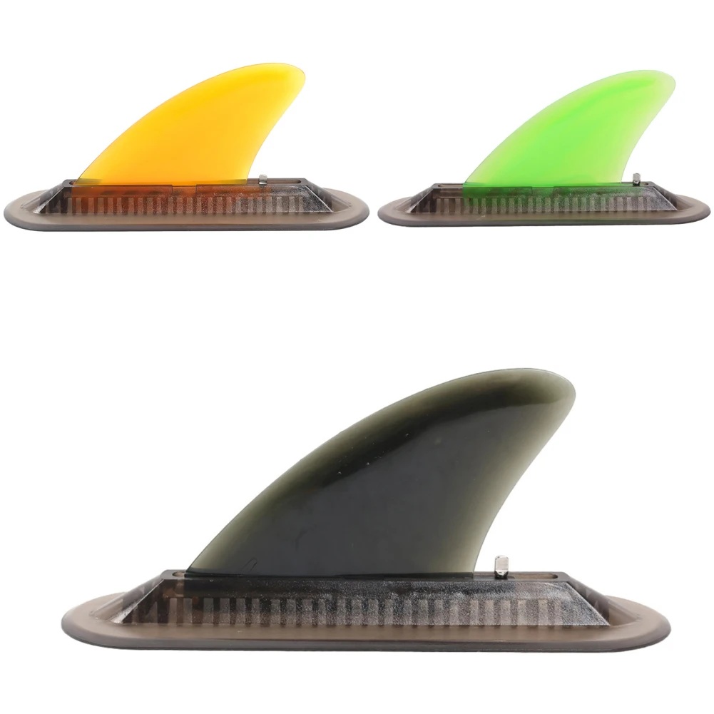 Sup Fin 7.36inx5.59in Stand Up Paddleboard Fin Replacement Quick Release Longboard Center Inflatable Paddle Board Fin