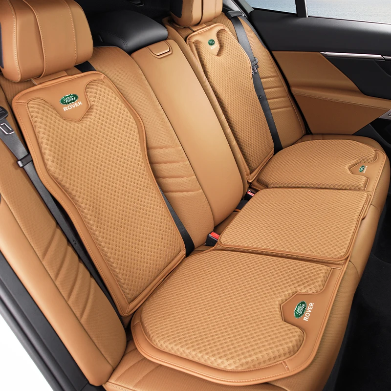 Car Seat Cushion Cover Front Rear Booster Protector Pad For Land Rover Range Rover Velar Evoque Defender Discovery Freelander LA