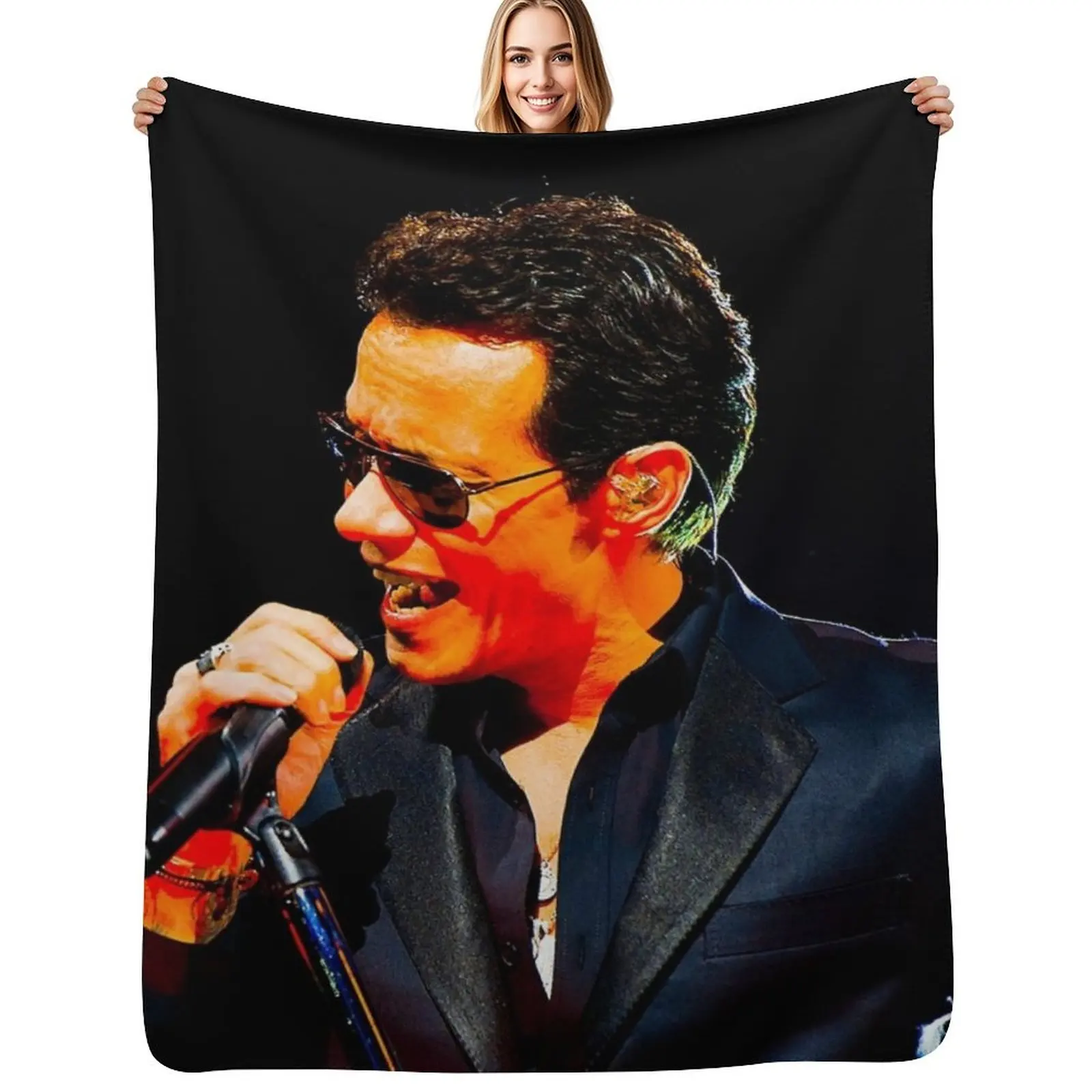 

macho Marc Anthony Tour Throw Blanket Fade Resistant Durable Throw Blanket