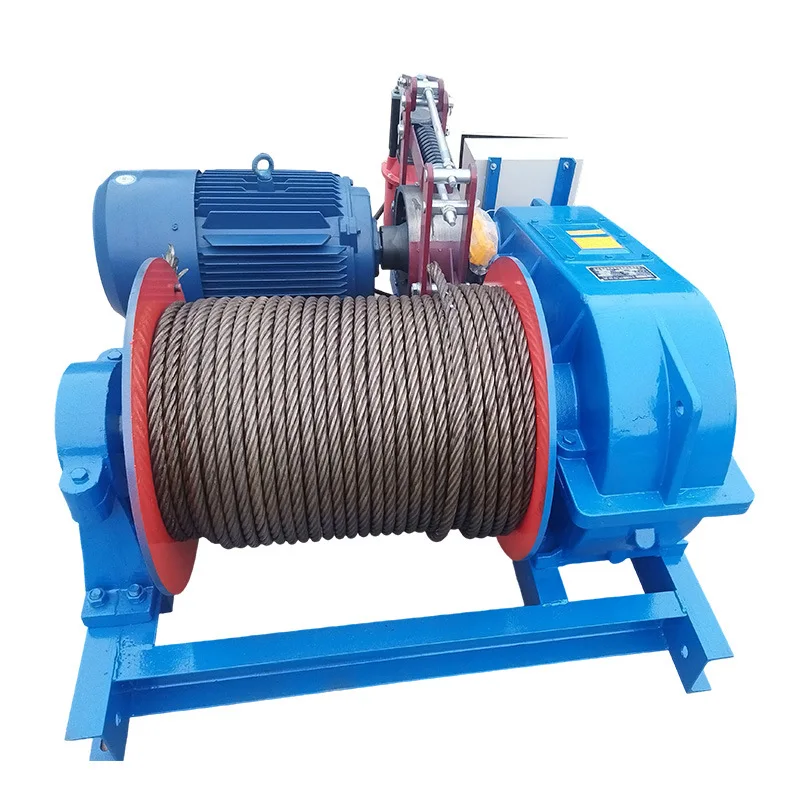 

Construction Hoist JK Fast JM Slow Remote Control Hydraulic Crane Wire Rope Winch Machine 5t