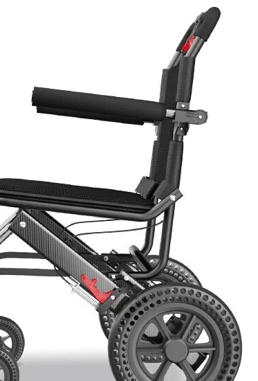 Wheelchair Ultra Lightweight Foldable Special for the Elderly Small Portable Travel Trolley