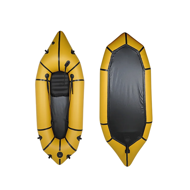 

Nylon Double Coated Tpu Inflatable Kayak Pack Raft Frontier Factory Direct Best Selling Pack Raftspromote sales
