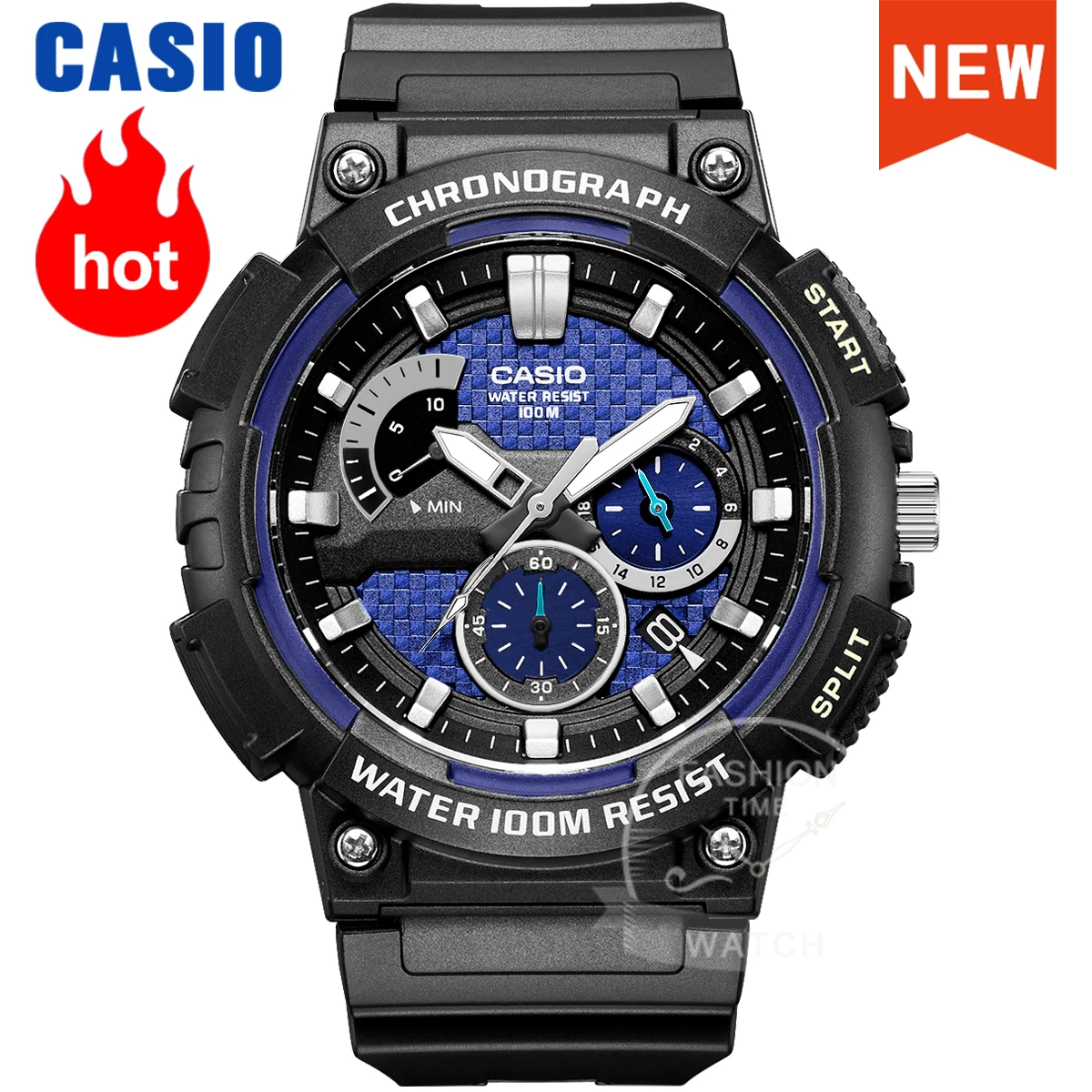 

Casio men watch Diving watch top brand luxury set quartz 100m Waterproof watch men Sport military Watch Luminous clock relogio