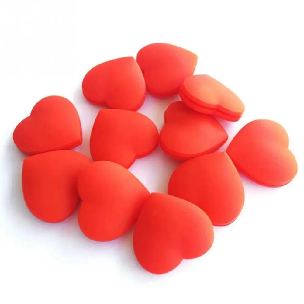 

Silicone Strings Dampers Red/Pink Heart Shape Tennis Racket Tennis Vibration Dampeners Tennis Racket Damper Shock Absorber