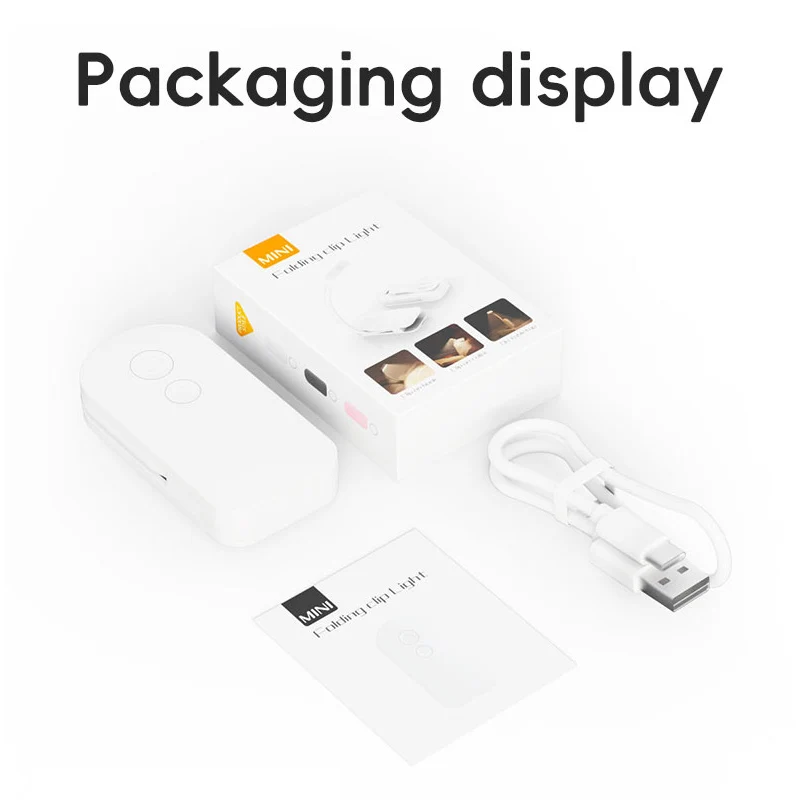 ضوء قراءة بمشبك LED - ضوء كتاب قابل للتعديل ومحمول وقابل لإعادة الشحن عبر USB للقراءة الليلية #5