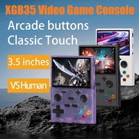 XGB35 Retro Handheld Game, Linux Open Source PSP/PS1 Video Game Console, 3.5-inch HD Arcade, Portable Multifunction MP3/MP4