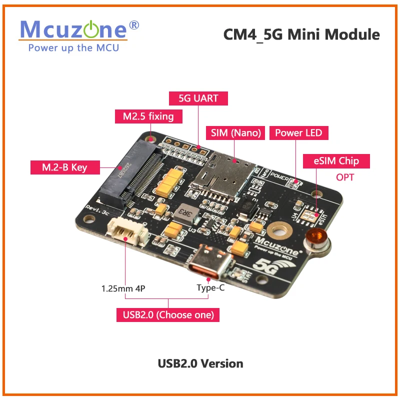 CM4 5G Mini board, USB3.0 or USB2.0 Verison, support RPi OS,Ubuntu, Openwrt, FM160 RM500U RM520N RM530N, RPi 4B