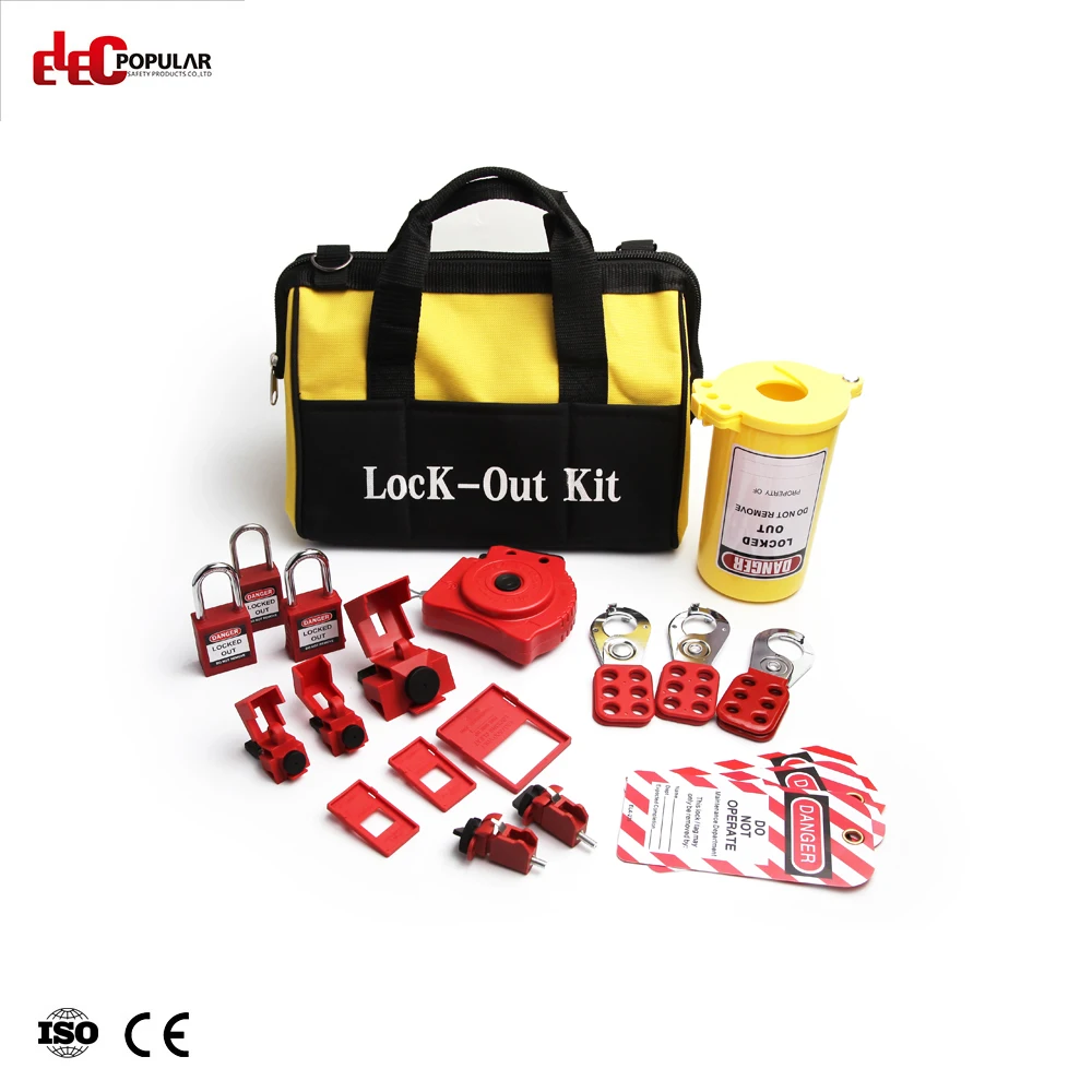 Industrial Personal Safety Breaker Lockout Tool Bag Kit