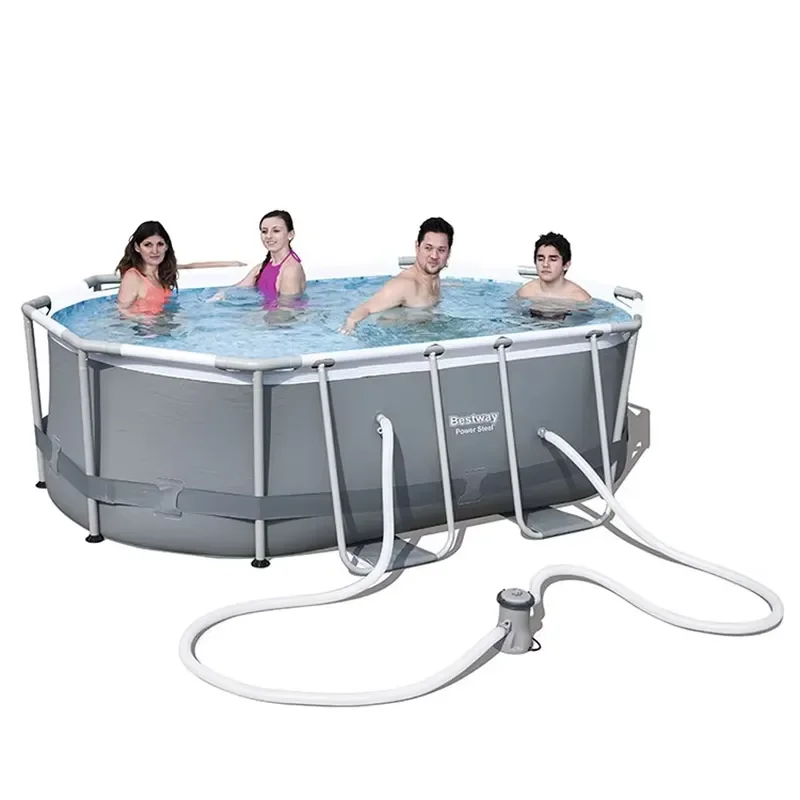 High Quality Outdoor Family Steel Frame Pool Set Power Adult Swimming Pools