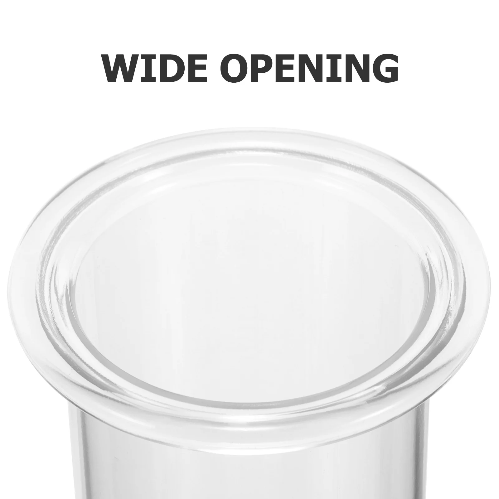 

2pcs Clear Plastic Gauge Tube Round Shape Waterproof Measuring Tool For Garden Lawn Outdoor Farming Use Meter With Scale