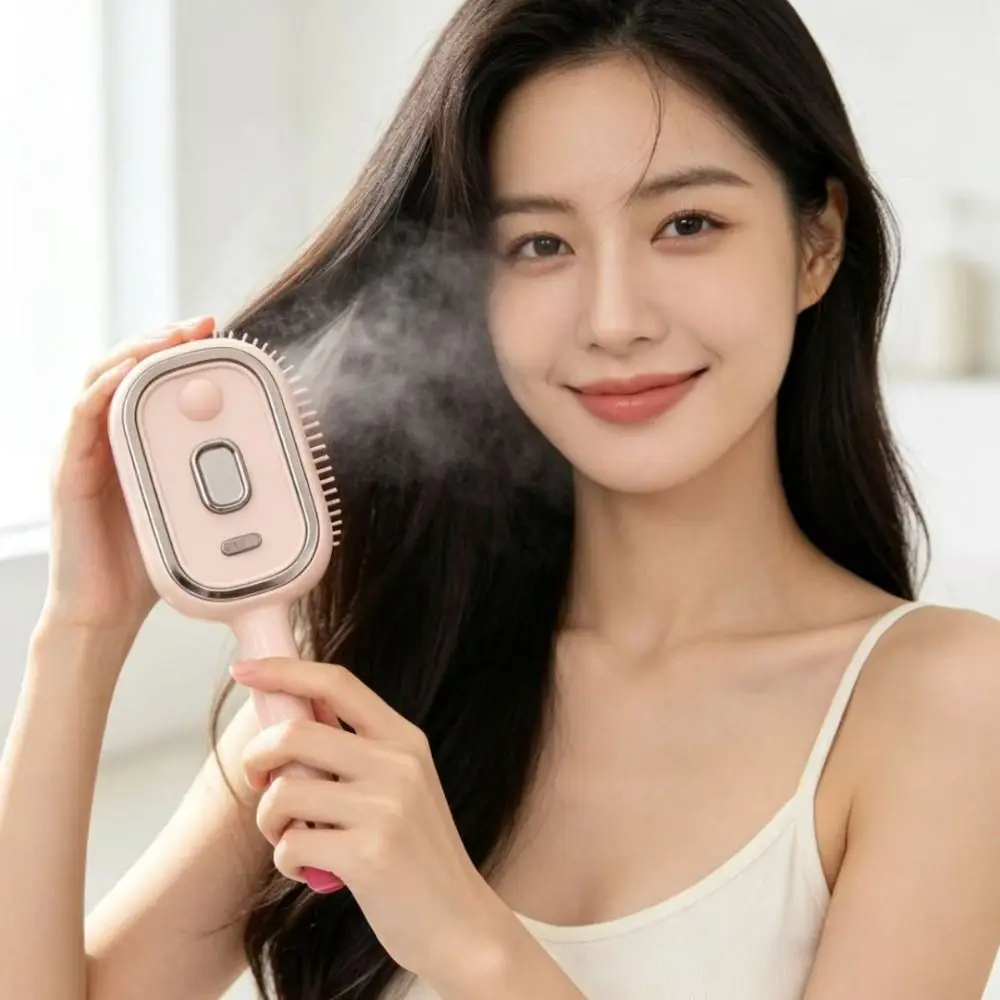 Durable Electric Hair Care Spray Massage Comb Anti-static Self-cleaning Spray Airbag Combs Hair Oil Applicator Gifts
