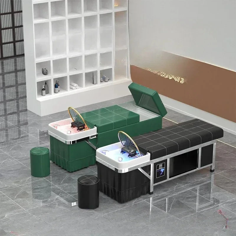 

newHead Therapy Bed Water Circulation Fumigation Thai Style Massage Shampoo Bed Beauty Salon Water-Free