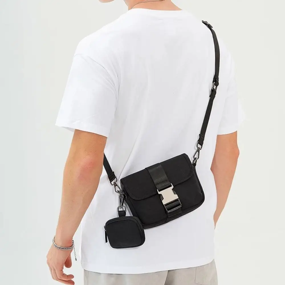 

Oxford Cloth Men's Messenger Bag Large Capacity Japanese Style Waterproof Shoulder Bag Casual Anti-Splash Water