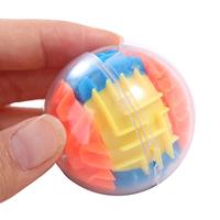 Plastics Mini Rolling Balls Toys Transparent Round Speed Cube Labyrinth Rolling Ball Toys 3D Educational