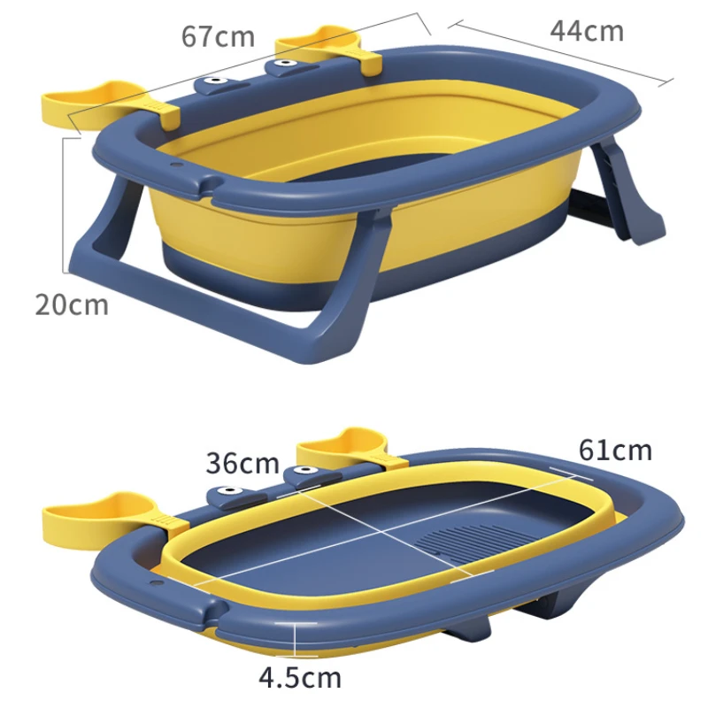 Children Folding Bathtub Lying Bathtub Extra Large Extended Baby Newborn Products Baby Bathtub