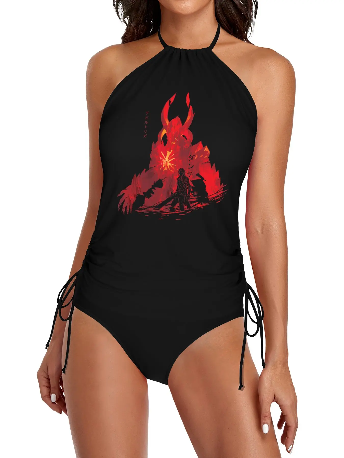 

Sin of the Devil Dante:DMC5:Devil May Cry V Split Swimsuit Set Summer dress beachwear for woman Swimsuit bikini