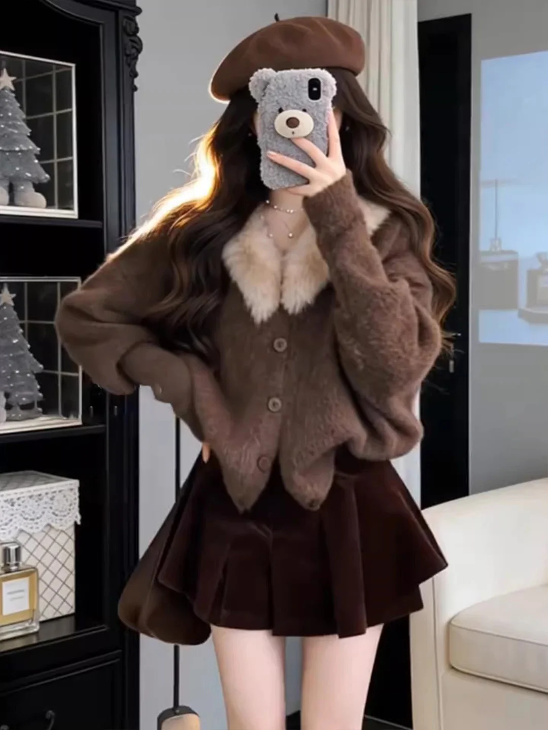 

Мягкий уютный вязаный кардиган для женщин, модный, весна 2026, новинка, универсальный, красивый свитер-жакет в корейском стиле, с длинными рукавами