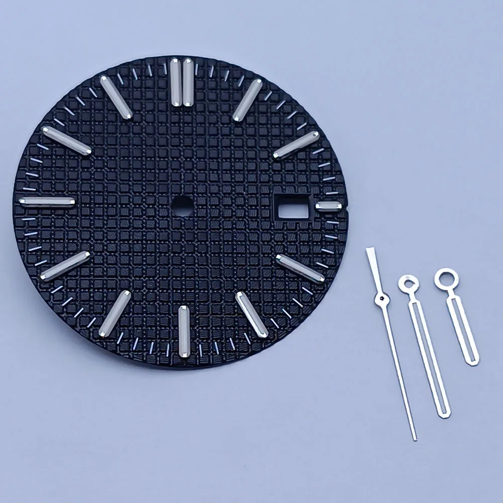 31,8 мм NH35 циферблат NH35A часы с движением nh35 стрелки. Часы nh35 стрелки NH35 часы стрелки циферблат аксессуары зеленый свет