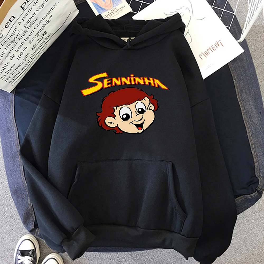 Senninha Ayrton Senna Hoodie Retro Women/men Harajuku Hoodies for Fans Gifts Autumn Winter Clothes Pullover Sweatshirt Vintage