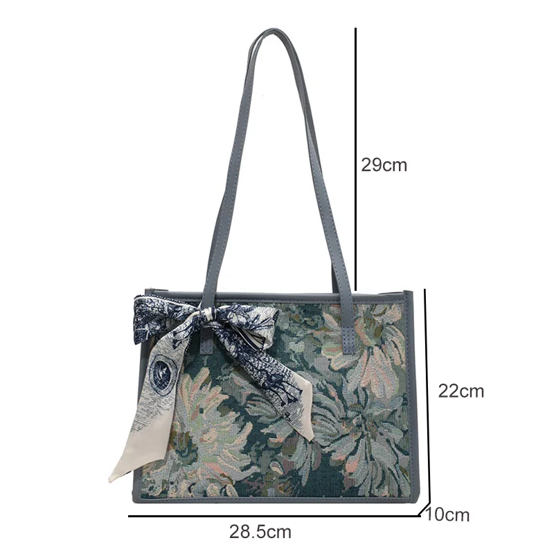 Retro Graffiti Large Capacity Tote Bag Women's Shoulder Bag