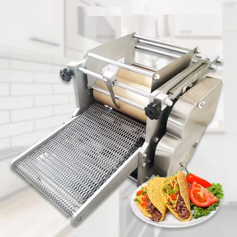 

Automatic Grain Corn Flour Product Making Machine Mexican Tacos Tortilla Dough Press Machine for Restaurant