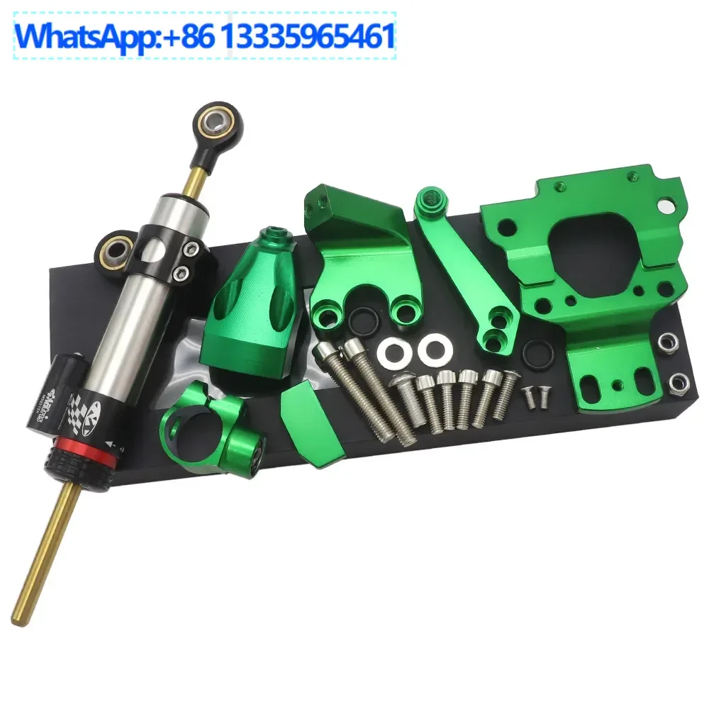 

For Z650 Motorcycle Stabilizer Steering Shock Absorber Damper Titanium Ruler