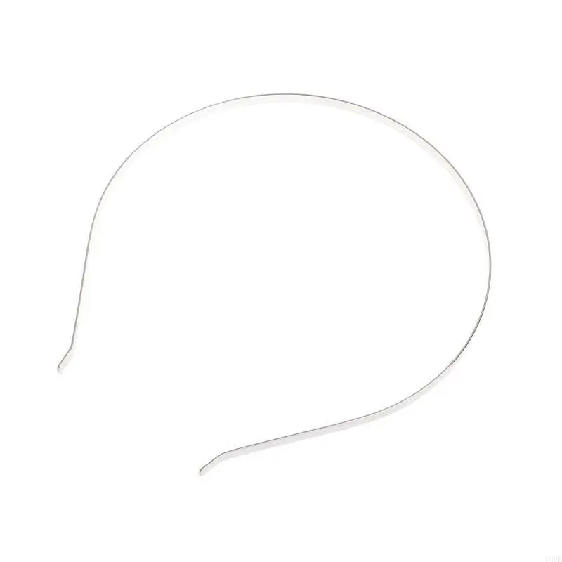 U90E 10pcs سبيكة الشعر فرقة hoop فارغة معدنية العائلة إعداد للمجوهرات صنع DIY Women Wedding Hairwear Component