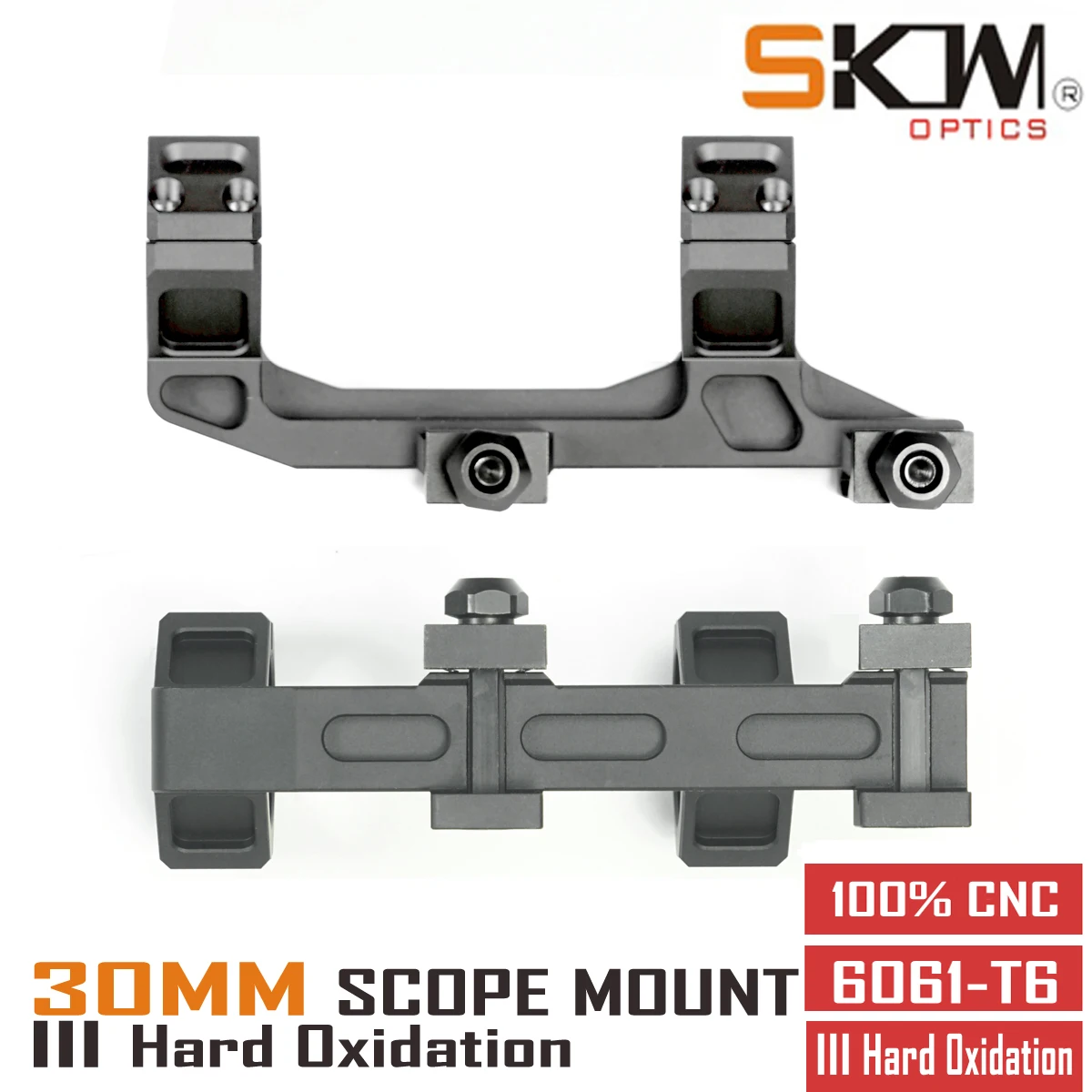 

SKWoptics-Scope Mount Rings for Picatinny Rails, 30MM Scope Mount, AR15, M4, CNC, 1913,