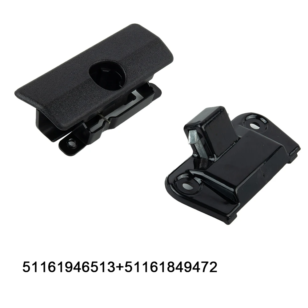 2pcs Glove Box Lock Catch ABS For BMW 3 E30 5 E34 7 E23 Z1 Z3 51161849472 51161946513 51161849472 Auto Accessories