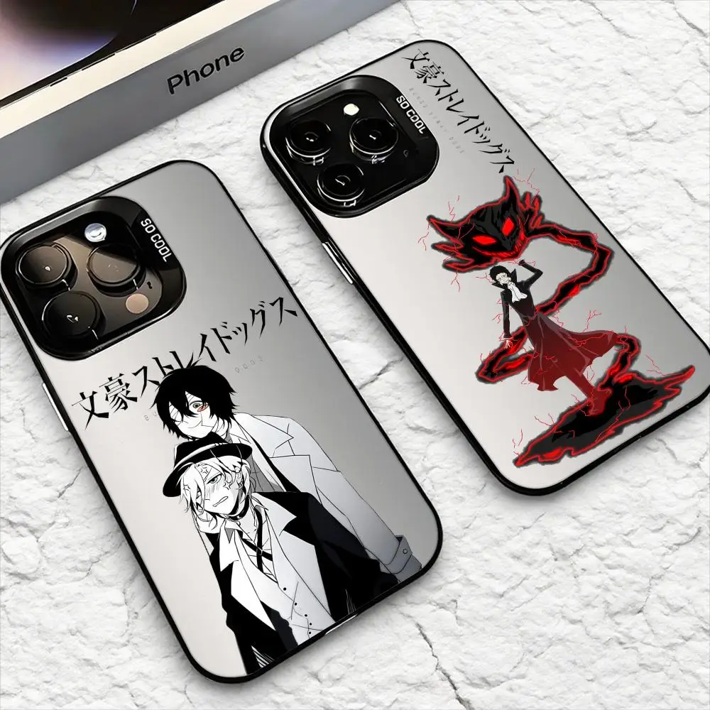 Anime B- Bungo S-Stray Dogs Phone Case For iPhone 17 16 15 14 13 12 11 Pro Max Air Matte Laser Aurora Shockproof Funda