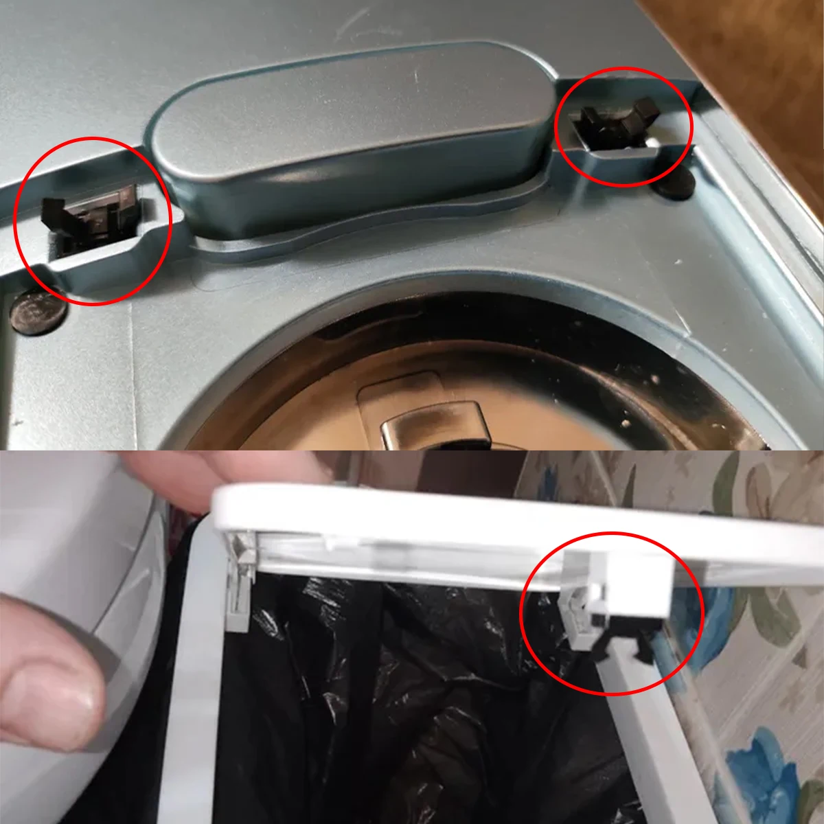 Trash Can Lock Self-Locking Switch Catch Compatible Touch Lid Latch for Great Wall Hover H5 2.4 Petrol 2009-2012 Accessories Car 5