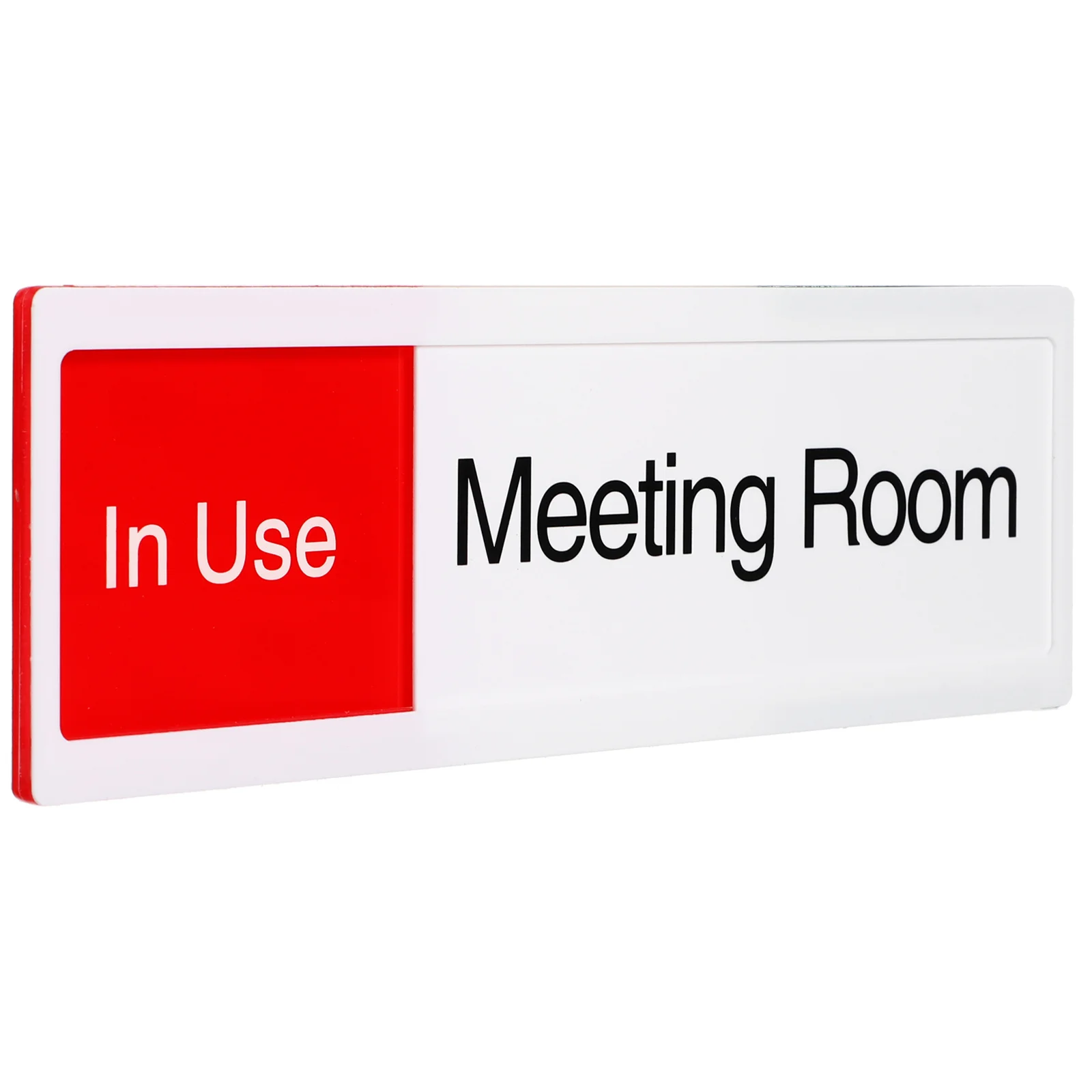 

Office Signboard Meeting in Progress Door Sign Acrylic Slide Design Clear Status Indication Acrylic Door Signs