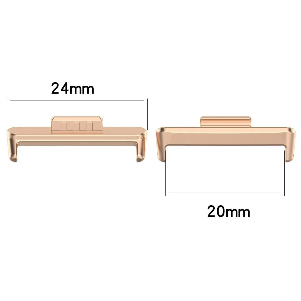 2Pcs New Metal Strap Adapter Wristband 20MM Watchband Connector Watchband Smart Watch Wristband Adapter for Huawei Watch Fit 3