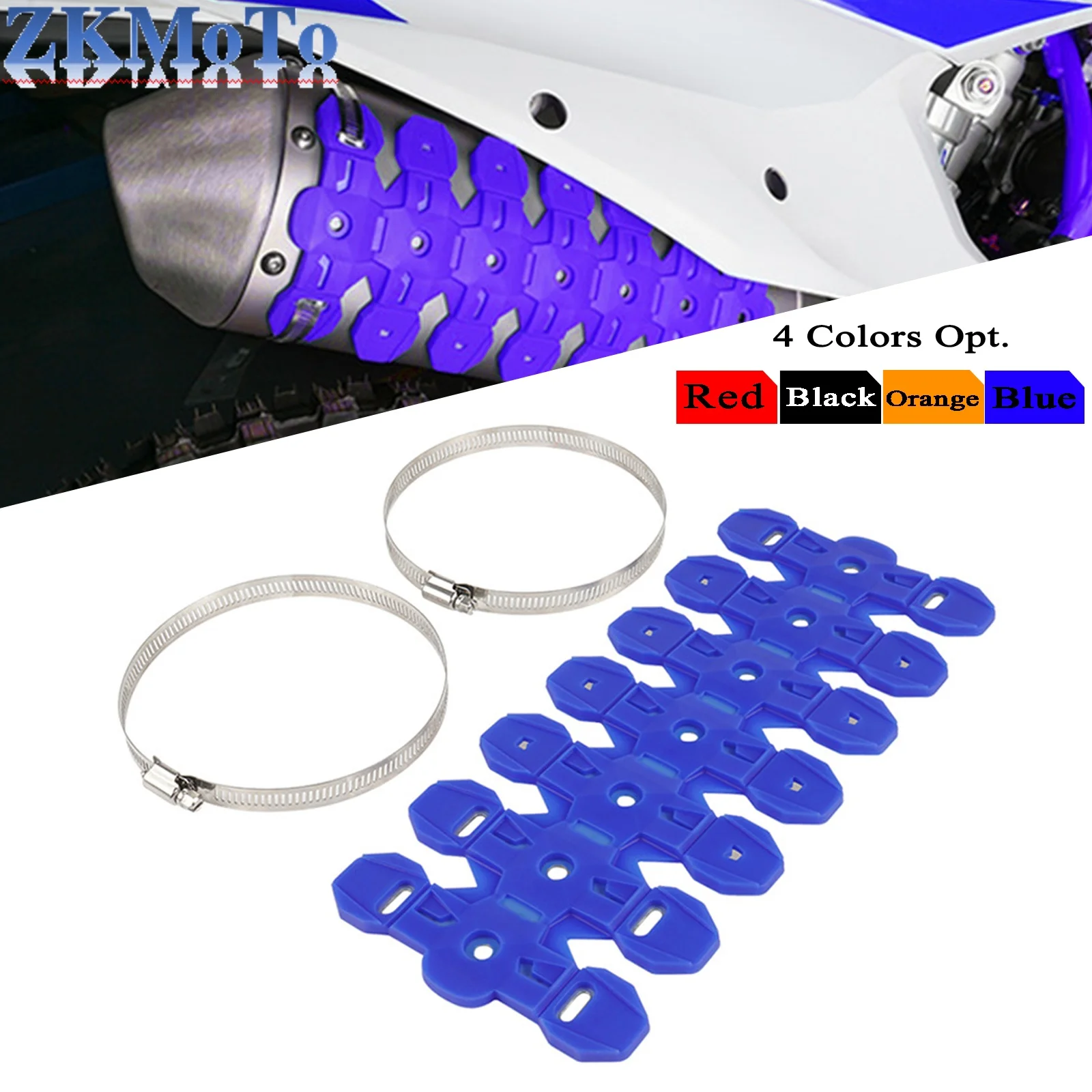 

Motorcycle Exhaust Muffler Pipe Shield Protector For KTM HUSQVARNA HUSABERG YAMAHA SUZUKI GASGAS BETA HONDA KAWASAKI universal