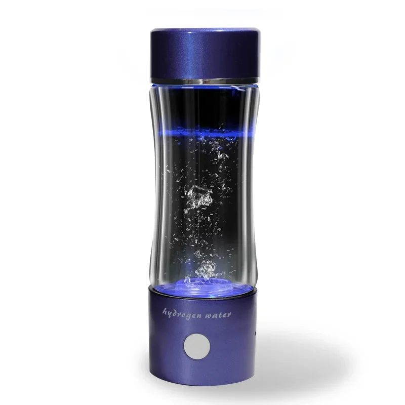 Rechargeable hydrogen Infused water bottle hydrogen water solution bottle nano hydrogen water maker bottle