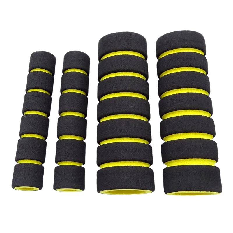 Bicicleta e Motocicleta Guiador Espuma e Esponja Grip Cover, Universal Anti-Slip Soft Guiador, Acessórios de Modificação, 4pcs por conjunto