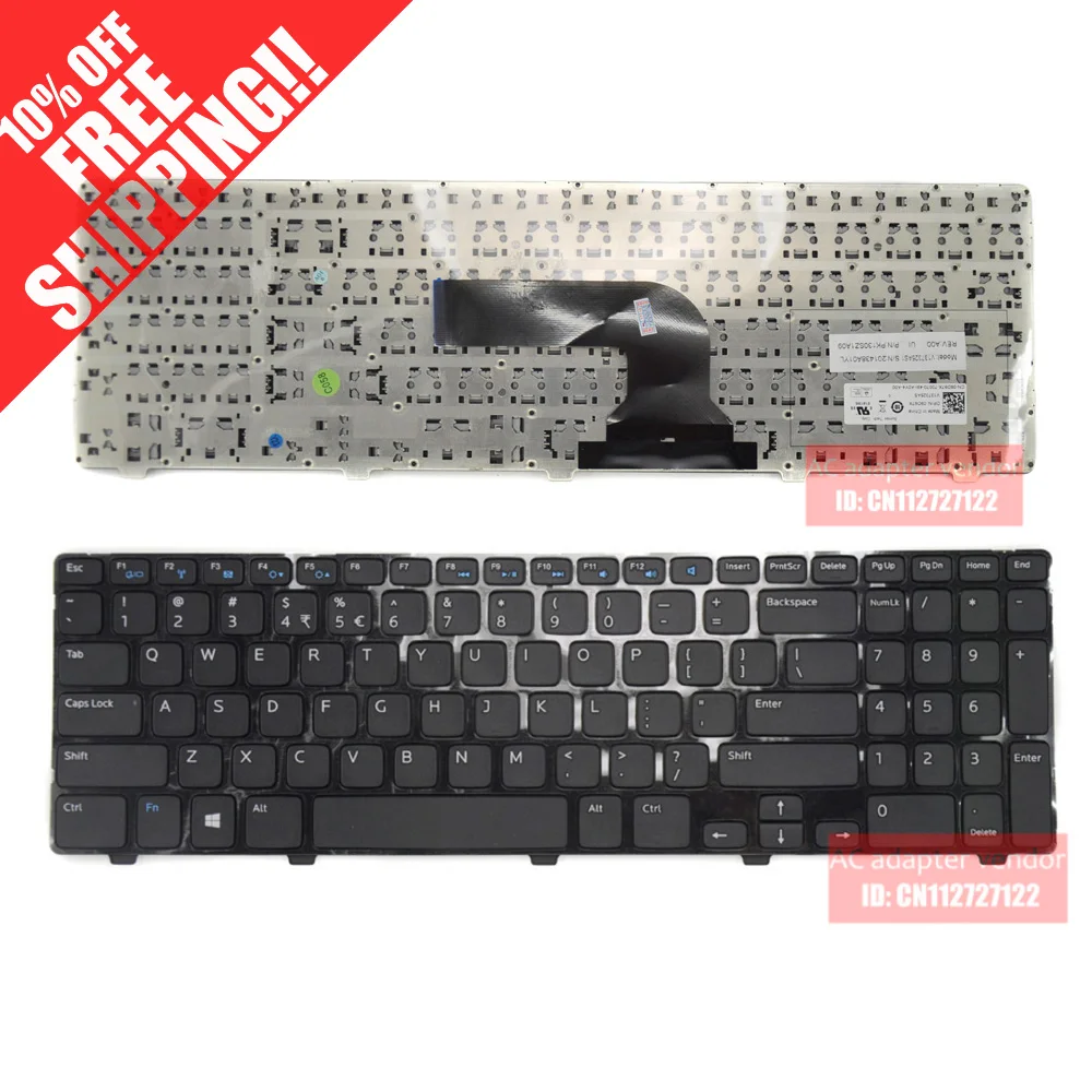 

New FOR Dell 15R-3521 5521 Keyboard N5521 N3521 V2521 laptop keyboard