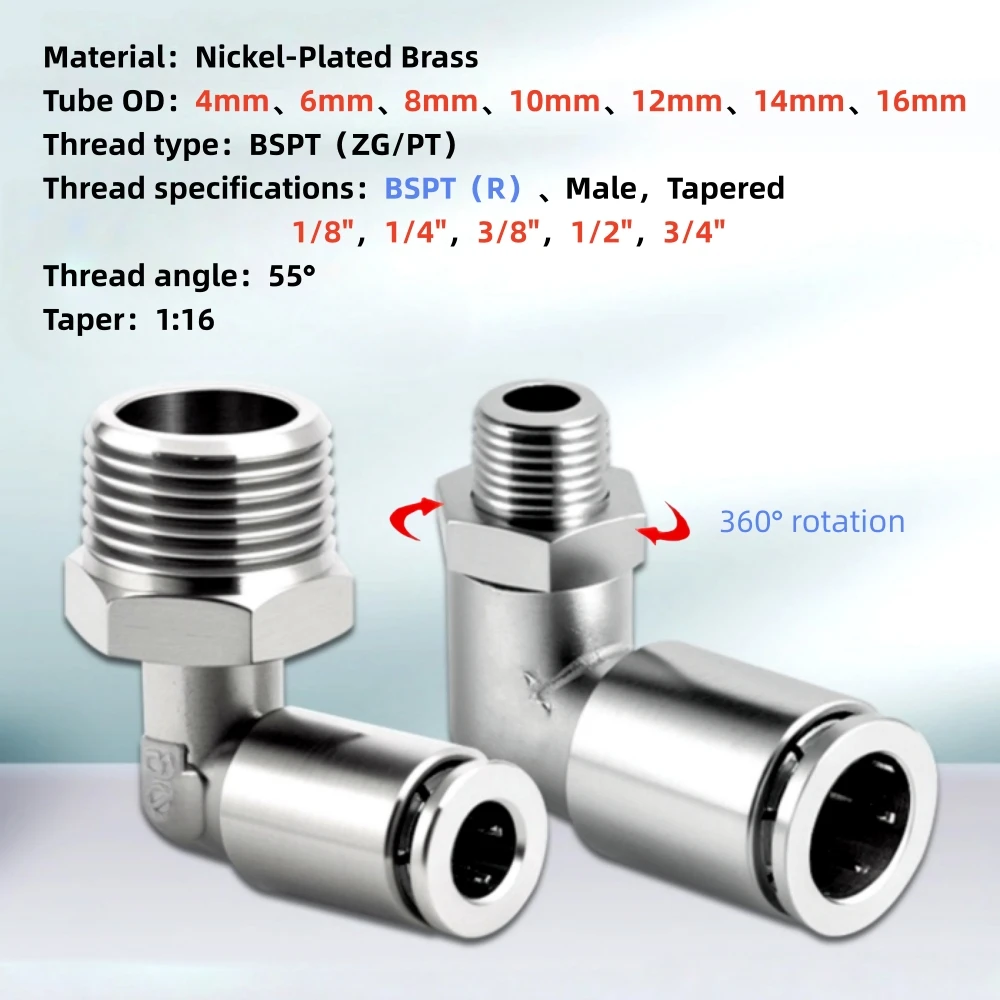 1/8" 1/4" 3/8" 1/2"…