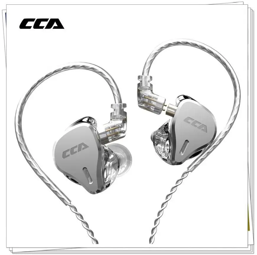 CCA CS16 8BA Drive Units In Ear Earphones 8 Balanced Armature HIFI Headset With Noise Cancelling Earbuds ASX C16 ASF ZSX ZAX