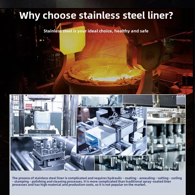 Household air fryer oven large capacity fully automatic stainless steel steam fryer