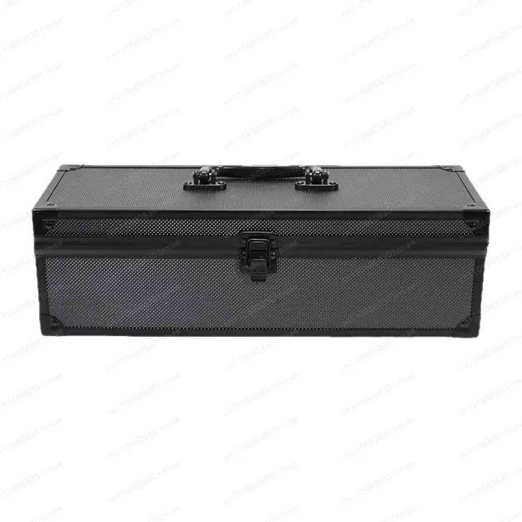 

Черный ящик для инструментов из алюминиевого сплава, чемодан для хранения карточек, портативный многослойный маленький чемодан