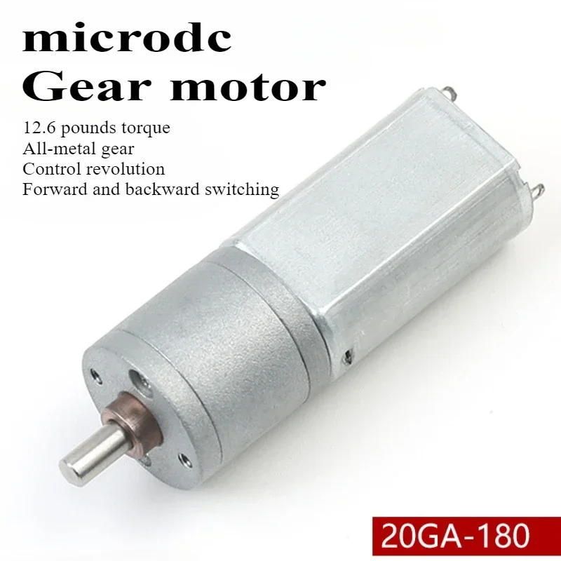 20GA-180 Micro DC brush deceleration motor 12V24V deceleration automatic door lift curler