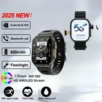 Microwear Smartwatch Polish Menu Ultra AI3 4G SIM Card Android 2.2inch 448*528 Amoled Monitoring 180° Rotary 256GB Watch Camera