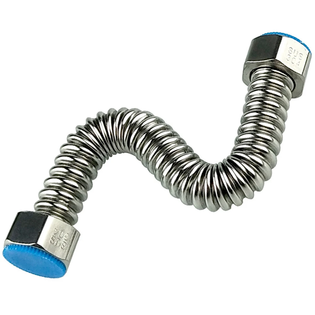 Water Line Stainless Steel Flexible Refrigerator Ice Maker Supply Line Pipe Burst Proof Water Hose