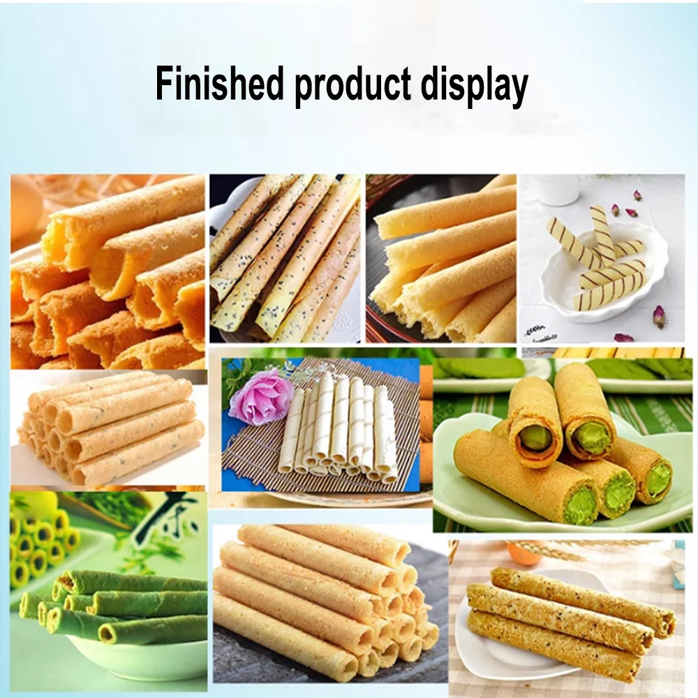 110/220V Commercial Small Ice Cream Cone Waffle Making Machine Shrimp Slice Fruit And Vegetable Egg Roll Maker Crispy machine