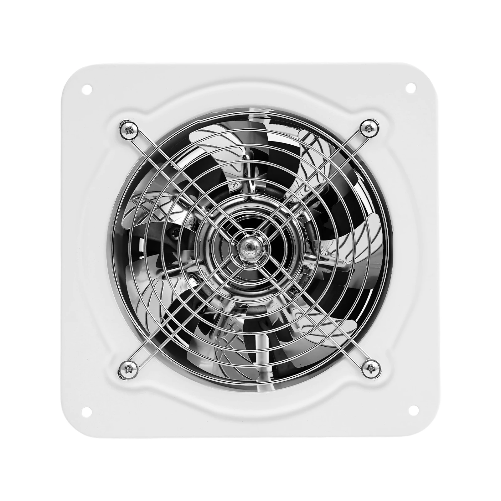 40W Copper Motor Exhaust Fan – Quiet 2600RPM Ventilation with Safety Net, Durable Iron Frame, Wall or Window Mount, Compact 7.5