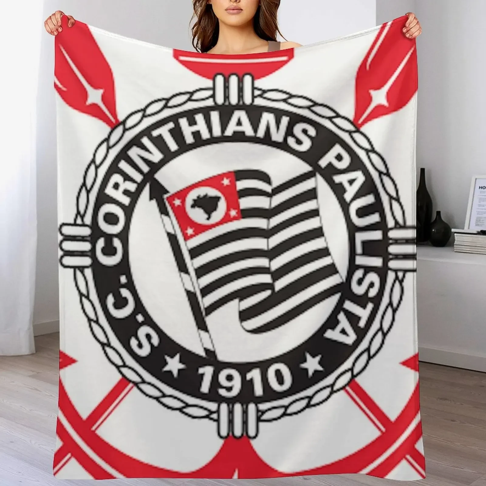 

Corinthians Throw Blanket Shaggy Camping Bed linens funny gift Blankets